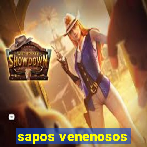 sapos venenosos