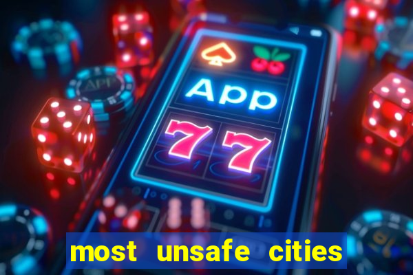 most unsafe cities in us