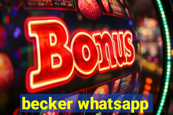 becker whatsapp