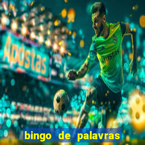 bingo de palavras para o 4 ano