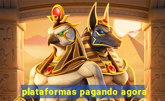 plataformas pagando agora