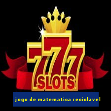 jogo de matematica reciclavel