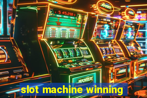 slot machine winning