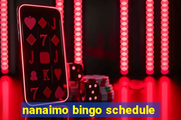 nanaimo bingo schedule