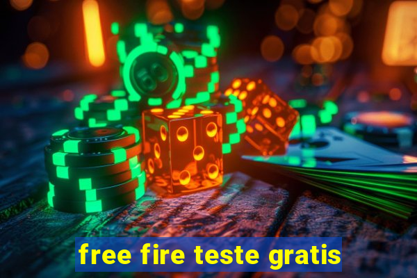 free fire teste gratis