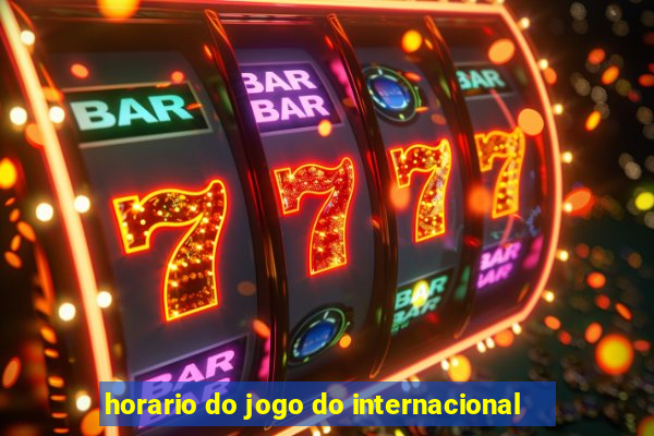 horario do jogo do internacional