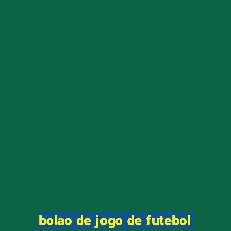 bolao de jogo de futebol