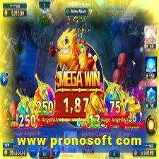 www pronosoft com