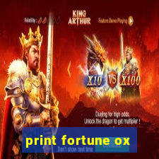 print fortune ox