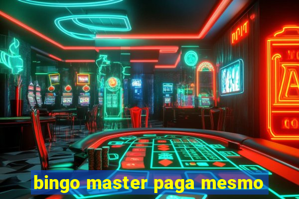 bingo master paga mesmo