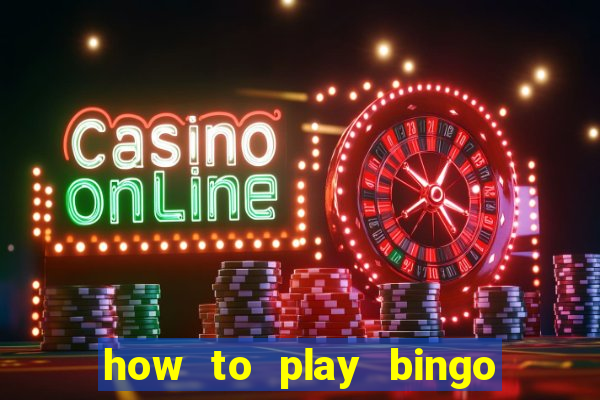 how to play bingo bonus scratch card