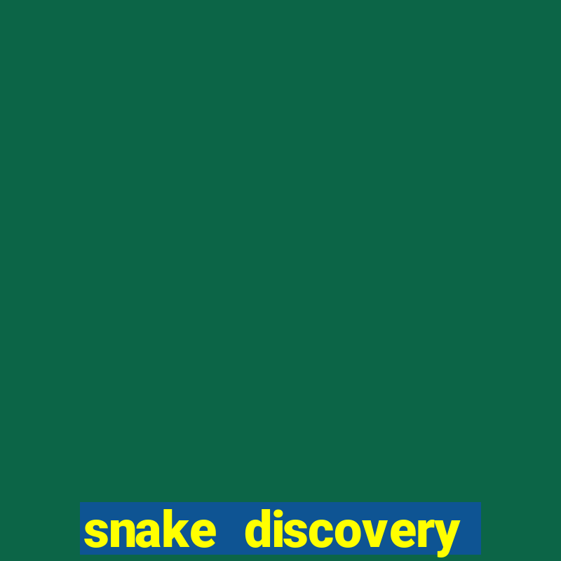 snake discovery bingo card