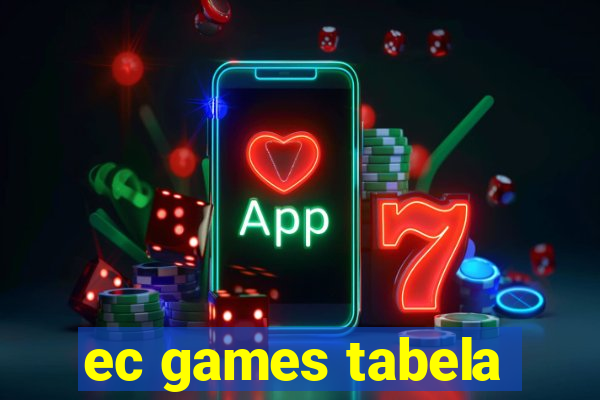 ec games tabela