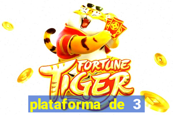 plataforma de 3 reais jogo