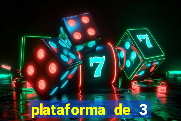 plataforma de 3 reais jogo