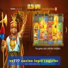 ss777 casino login register