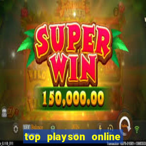 top playson online slot sites