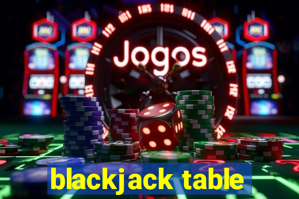 blackjack table