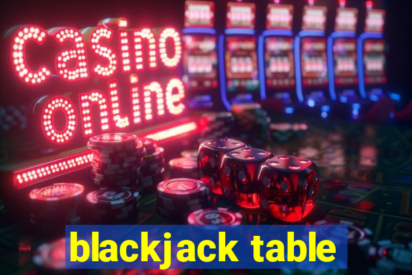 blackjack table