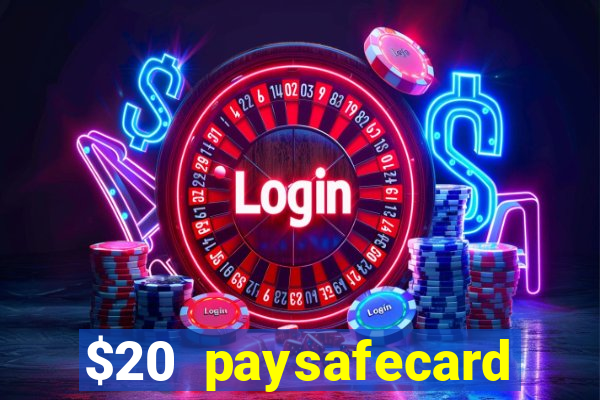 $20 paysafecard deposit bonus casino nz