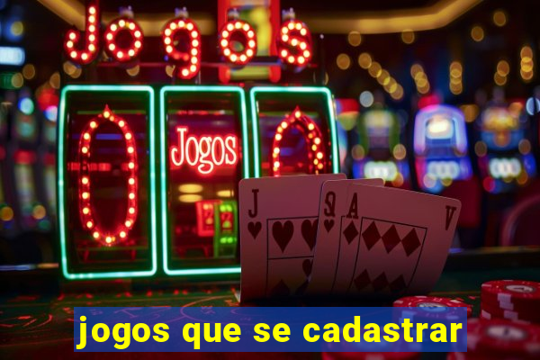 jogos que se cadastrar