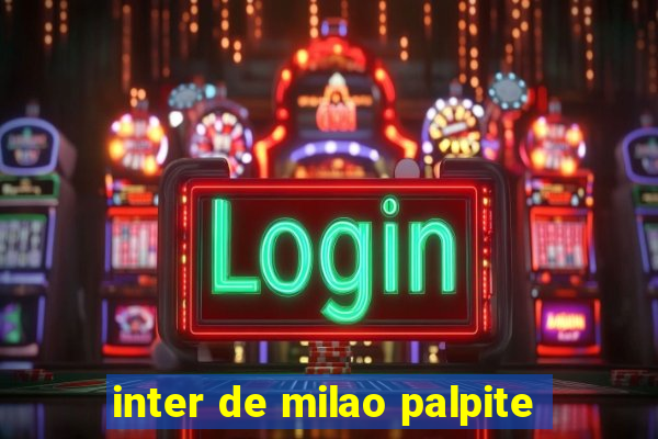 inter de milao palpite