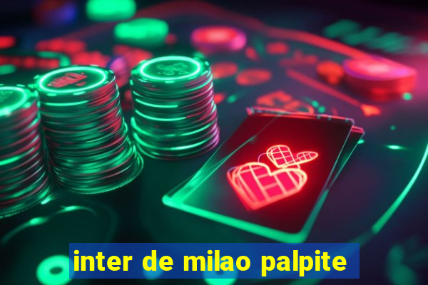 inter de milao palpite