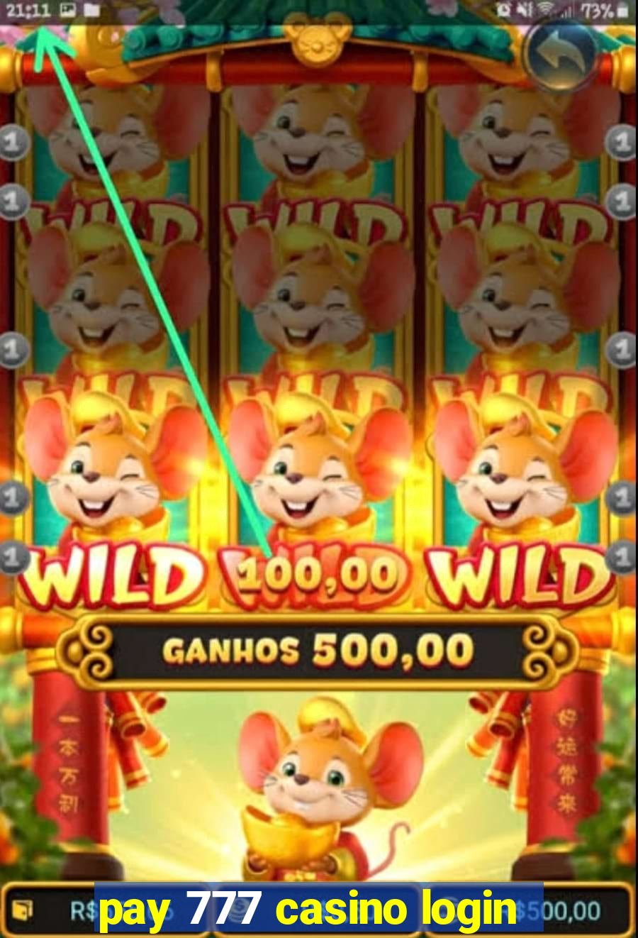 pay 777 casino login