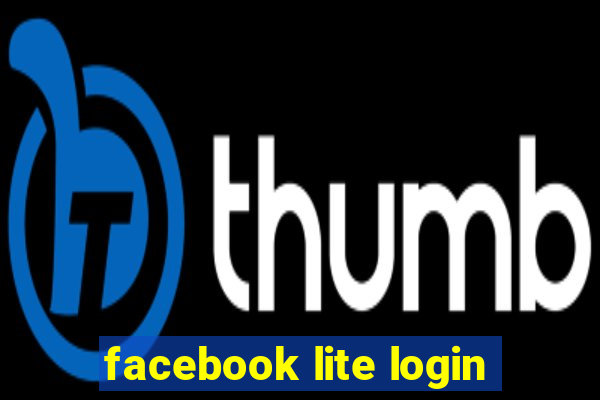 facebook lite login