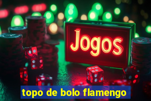 topo de bolo flamengo