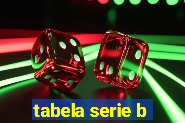 tabela serie b