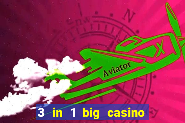 3 in 1 big casino game set