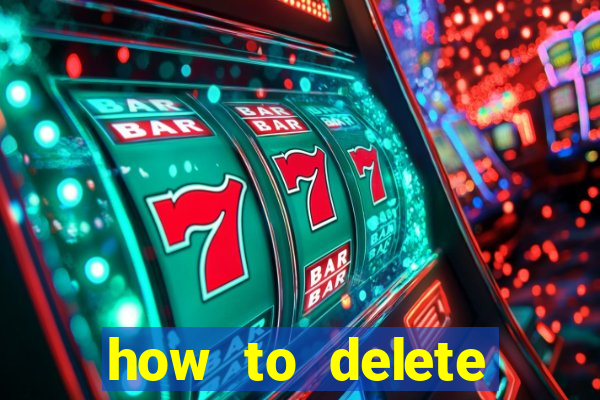 how to delete account in bingo plus