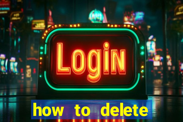 how to delete account in bingo plus