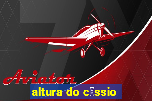 altura do c谩ssio