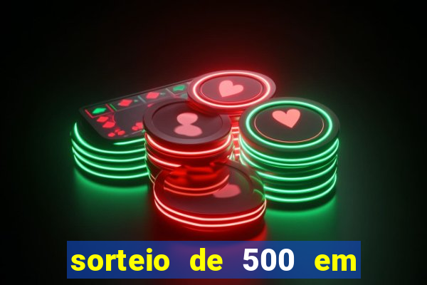 sorteio de 500 em cash toda segunda feira novibet