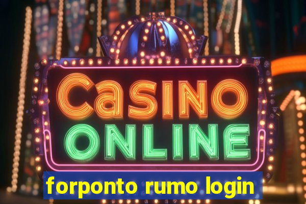 forponto rumo login