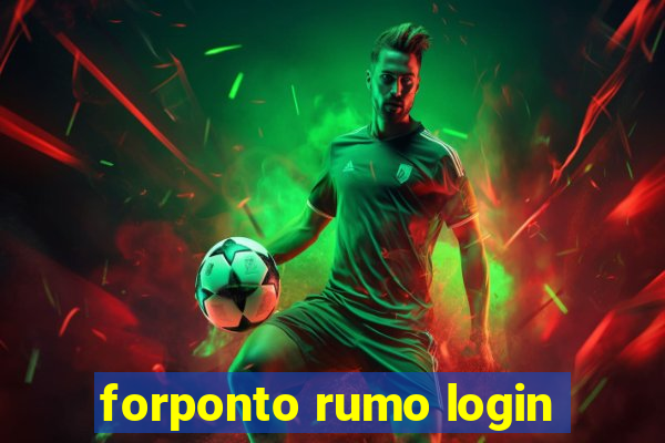 forponto rumo login