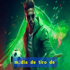 m茅dia de tiro de meta por jogo