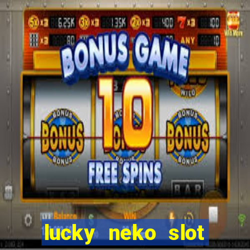 lucky neko slot logo png