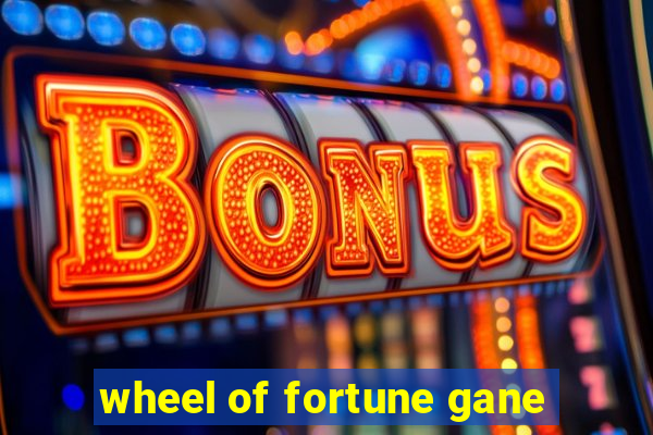 wheel of fortune gane