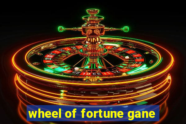 wheel of fortune gane