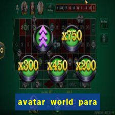 avatar world para colorir e imprimir