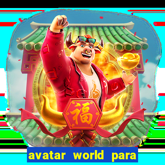 avatar world para colorir e imprimir