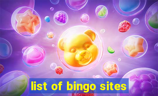 list of bingo sites