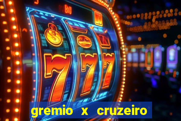 gremio x cruzeiro ao vivo hd