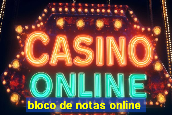 bloco de notas online