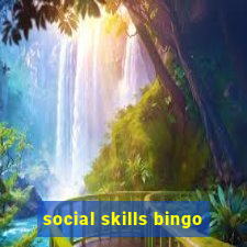 social skills bingo