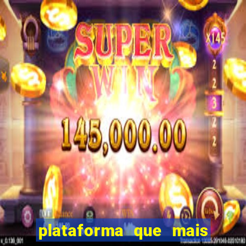 plataforma que mais paga no fortune tiger