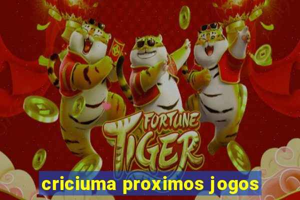 criciuma proximos jogos